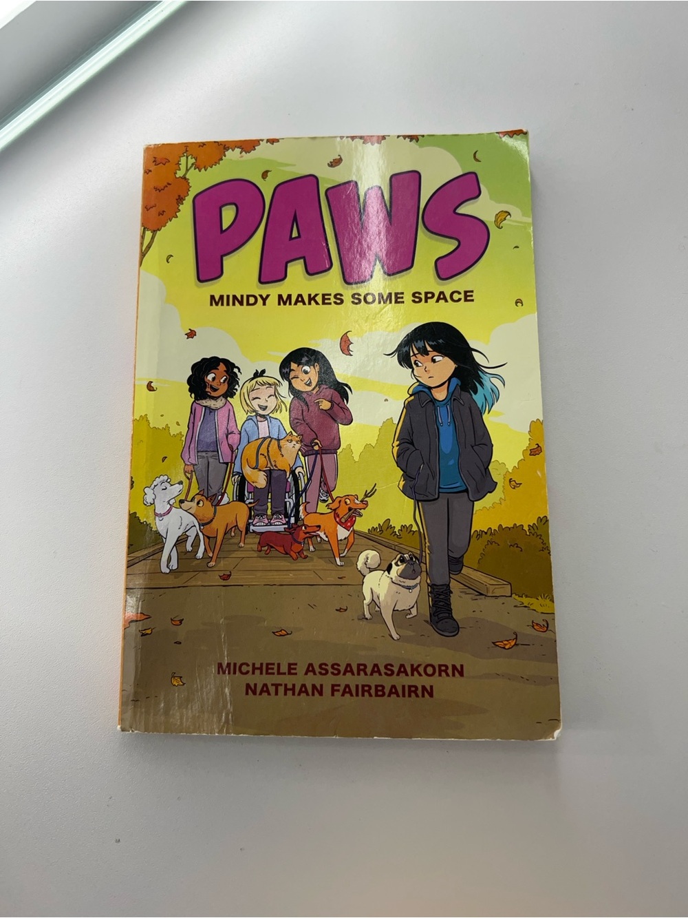 Scholastic PAWS: Mindy Makes Some Space — Yellow & Pink Cover